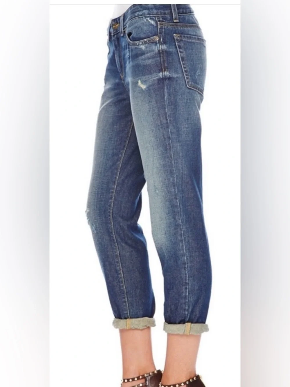 Michael Kors‎ Women’s Sz 12 Distressed Boyfriend Jeans